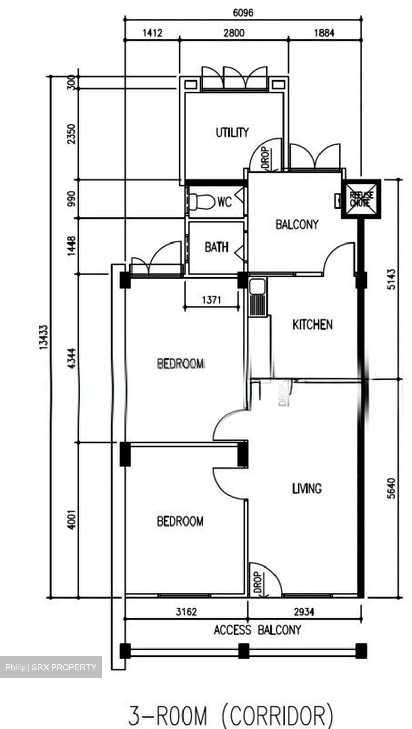Blk 240 Lorong 1 Toa Payoh (Toa Payoh), HDB 3 Rooms #548580371